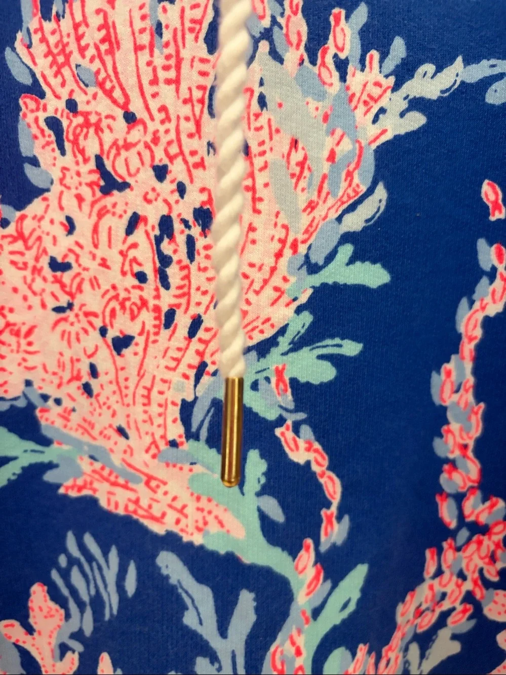 Lilly Pulitzer Hoodie in “ Swim On Over Borealis Blue” size Women’s XL - Picture 4 of 10